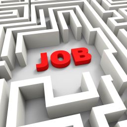 Job In Maze Showing Finding Or Searching For Jobs