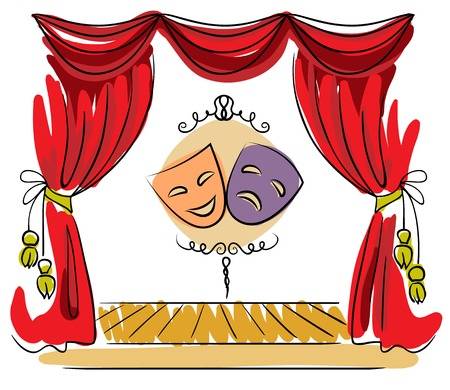 26000116-theater-stage-with-red-curtain-and-masks-illustration